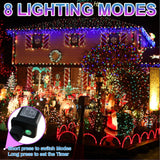 Christmas Lights 1000LED 66FT Waterproof Outdoor Christmas Lights Timer 8 Modes Twinkle Fairy Lights LED String Lights Indoor Christmas Tree Lights for Wedding Party Yard House Decor(Multicolour) JEAYYDSI