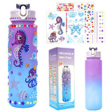 Christmas Gifts for Girls, Decorate Your Own Water Bottle Kits for Kids Age 4-5-6-8-10-12, Girl Birthday Gifts, Christmas Stocking Stuffers for Girls, Fun DIY Arts and Crafts Gift Toys for Girl Teen OZOSHINE