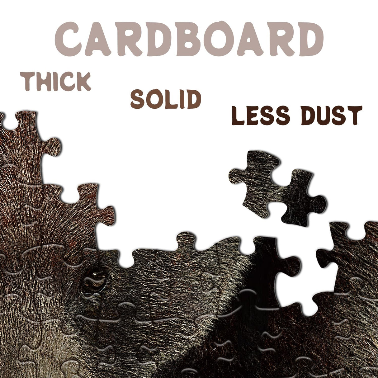 Animal Bear Jigsaw Puzzles for Adult 1000 Piece, Difficult Hard Impossible Puzzles for Adults, Nature Hunting Puzzle 1000 Piece BBOLDIN