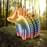 IEMAI Rainbow Silk PLA Filament 1.75mm, High-Speed 3D Printer Filament at 30-600mm/s, Rapid Color Changing Gradient Filament, Metallic Shiny Finish, 1kg/2.2lbs Spool IEMAI