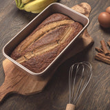HAPPIELS Nonstick 9x5 inch Bread Loaf Pan for Oven | PFOA & BPA Free Non Toxic Loaf Tin | Molds for Baking | Best 9 x 5 Non stick Bakeware | Nontoxic 5x9 Banana Bread Mold Pans & Tins HAPPIELS