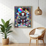 LILEIDECO Diamond Painting Kits for Adults DIY 5D Diamond Art Painting Kits with Round Diamonds Full Drill Horror Movie Gem Art Painting Kit for Home Wall Decor Gifts12x16inch LILEIDECO