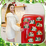 Xuhal 30 Pcs Wild Animal Diamond Painting Magnets Wildlife Diamond Art Magnets Kits for Adults Zoo Jungle Forest Animal Magnetic Sticker 5D Rhinestone Refrigerator Sticker for DIY Craft Fridge Gifts Xuhal