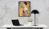 DoMyArt Acrylic Paint by Number Kit for Adults - World Famous Painting16X20 Inch (Lady with a Fan) DoMyArt
