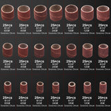 551pcs Sanding Drums for Rotary Tool,Sanding Bits Bands Sander Sandpaper for Drill Woodworking Accessories Juasky