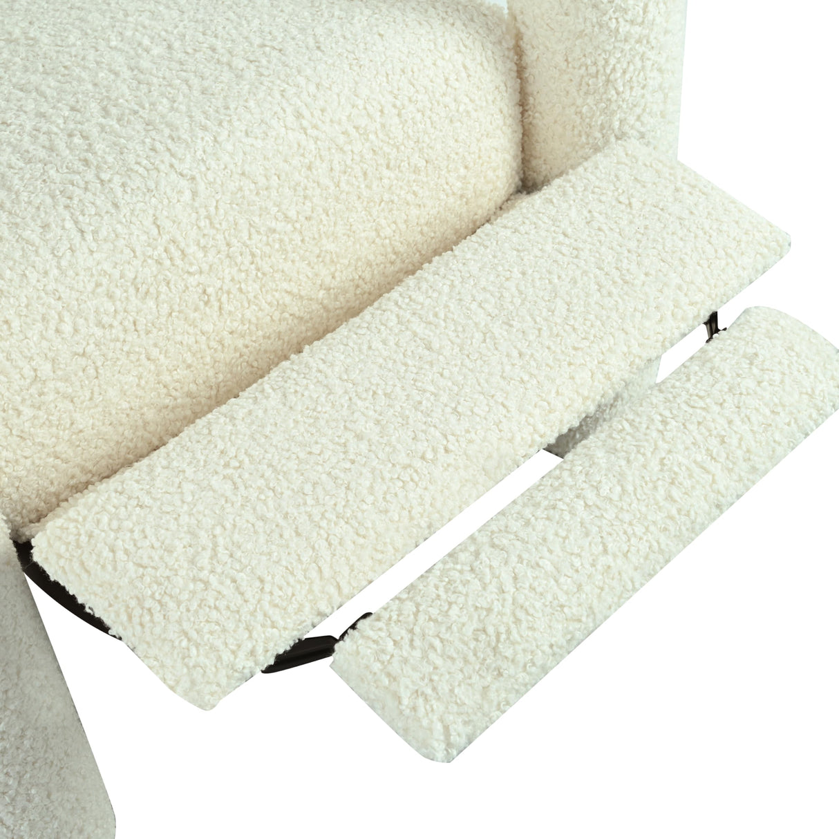 LUMISOL Upholstered Recliner Chair with Adjustable Backrest, Push Back Recliner Armchair, 31.25'' Single Sofa for Living Room, Upholstered Chair, Beige LUMISOL