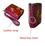 Sublimation Small Coin purse Women's Wallet Leather Coin credit Card holder Diy Craft (Pink) WoodArtSupply