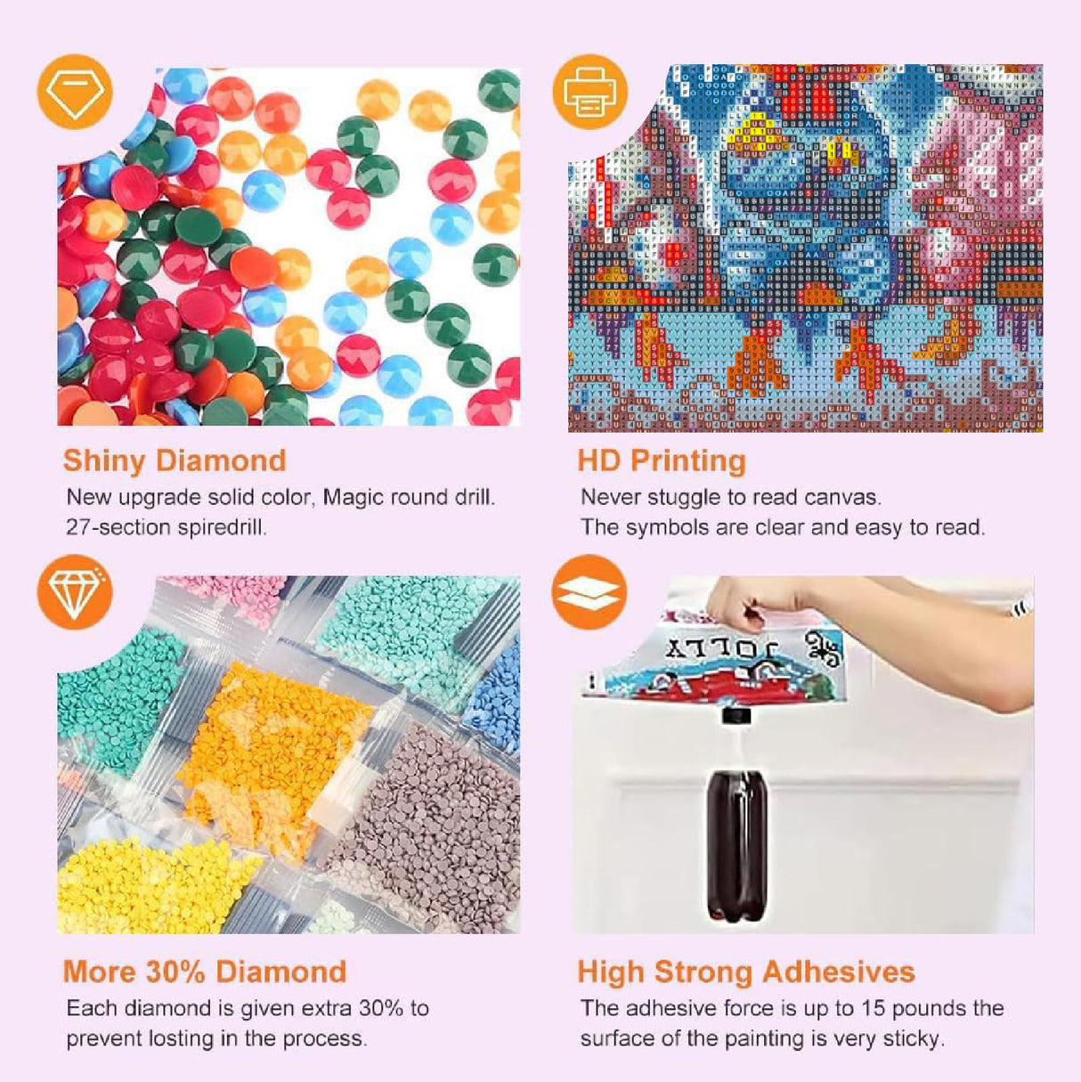 Chicken Diamond Art Kits for Adults, 5D Chicken Diamond Painting Kits for Beginners, Round Full Drill Diamond Art Painting Kit DIY Crystal Rhinestone Funny Gem Art Craft for Home Decor 12 x 16 Inch Fotasmua