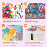 Chicken Diamond Art Kits for Adults, 5D Chicken Diamond Painting Kits for Beginners, Round Full Drill Diamond Art Painting Kit DIY Crystal Rhinestone Funny Gem Art Craft for Home Decor 12 x 16 Inch Fotasmua