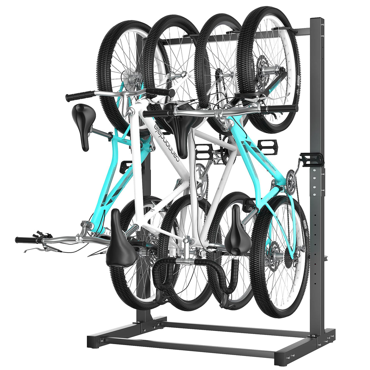 Ultrawall Freestanding Bike Rack, Vertical Bike Storage Stand for Garage, Indoor Bicycle Organizer, Holds Up to 4 Bikes Ultrawall