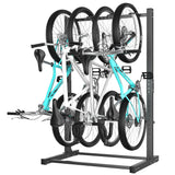 Ultrawall Freestanding Bike Rack, Vertical Bike Storage Stand for Garage, Indoor Bicycle Organizer, Holds Up to 4 Bikes Ultrawall