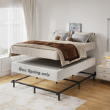 Snaye King Box Spring Bed Base 9 Inch, 3000lbs Heavy Duty Metal Mattress Foundation with Fabric Cover, Tool-Free Easy Assembly, Noise Free Snaye