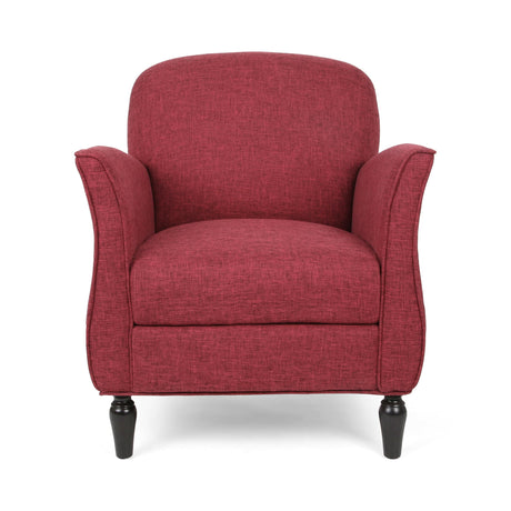 Christopher Knight Home Crew Traditional Tweed Armchair, Cranberry, Gray Christopher Knight Home