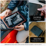 VAULTEK LifePod 20 Full-Size Lockable Weatherproof Case with Built-in Lock, Steel Security Cable, & TSA Handgun Case or Car Safe, Portable Travel Pistol Safe/Titanium Gray VAULTEK