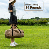 iCool Screen House 11 x 11 Ft Screened Mesh Net Wall Canopy Tent Screen Shelter Gazebos for Patios Outdoor Camping Activities - Beige iCool