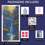 Jethami Diamond Painting Kits for Adults, 5D DIY Large Size Great Smoky Mountains National Park, Big Diamond Art Kits Round Dimond Paint with Diamonds for Beginners 31.5 x 15.7 in Jethami