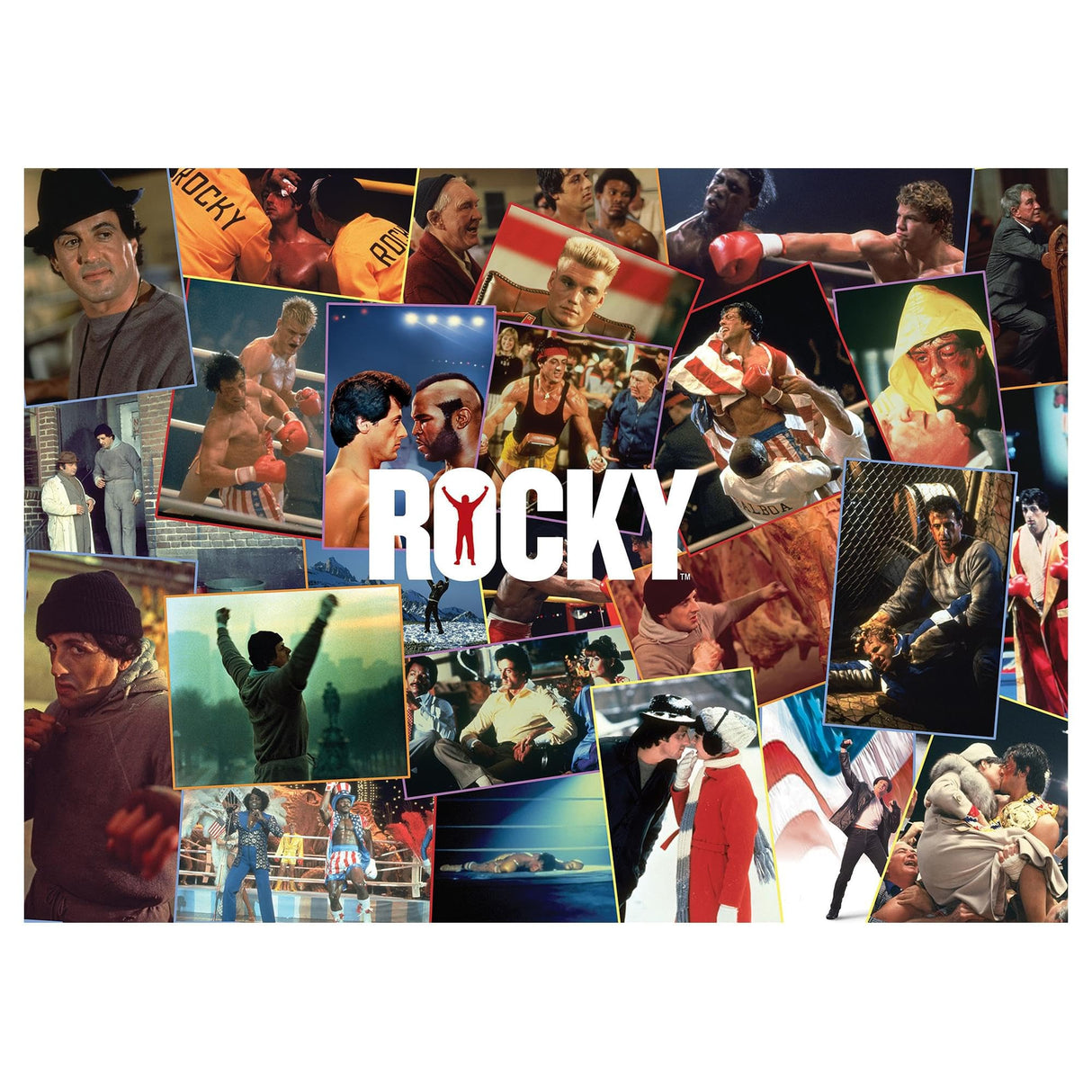 Rocky Movie Collage 1000-Piece Jigsaw Puzzle | Fun Brain Teaser, Toys & Games | 28 x 20 Inches Toynk