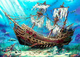 Anatolian Puzzle - Shipwreck Sea, 1500 Piece Jigsaw Puzzle, #4558 (ANA4558) Multicolor Anatolian