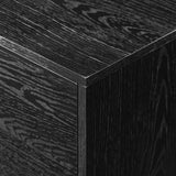 Walker Edison Nora Modern Minimal Open-Shelf Stand for TVs up to 80 Inches, 70 Inch, Black Walker Edison