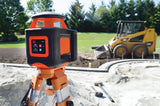 Johnson Level & Tool 40-6541 High Accuracy Dual Slope Rotary Laser System, Red, 1 ‎Kit Johnson