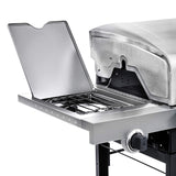 Char-Broil Performance Series Convective 4-Burner with Side Burner Cart Propane Gas Stainless Steel Grill - 463377319 Char-Broil