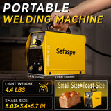 Sefaspe Stick Welder Machine, Mini Portable ARC MMA 110V 120A Welding Machine, IGBT Inverter Welder with Synergic Control, Hot Start, Arc force, Anti-Stick Sefaspe
