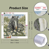 PFFNGPEN Diamond Painting Kits for Adults, 5D DIY Horse Diamond Art Kits for Beginners, Full Drill Round Diamond Art for Home Wall Decor, Daisy, 12x12 inch PFFNGPEN