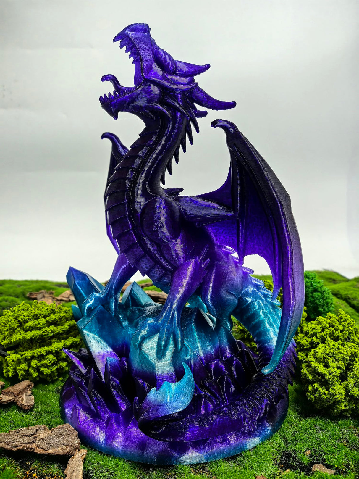 Stronghero3D PETG 3D Printer Filament 1.75 mm,Core Shell Co Extruded, Purple Gradient,Accuracy +/- 0.05 mm net Weight 1 kg for Ender3 Cr10 Stronghero3D