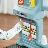 Step2 Best Chefs Kids Kitchen Playset, Indoor/Outdoor Kitchenette, Interactive Play with Lights and Sounds, Made of Durable Plastic, Includes 25 Piece Toy Accessories, For Toddlers 2+ Years Old Step2