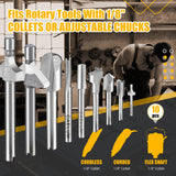 Caelum 10 Pcs HSS Router Carbide Engraving Bits, 1/8"(3mm) Shank, Milling Cutter Bit Set, Rotary Tools Set, for Dremel Tool Accessories, Tools for DIY Woodworking, Edge Grooving, Drilling, Trimming CAELUM