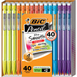 BIC Xtra Smooth Mechanical Pencil, 0.7 mm Medium Point, Refillable and Retractable, 40-Count Pack BIC