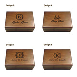 Personalized Walnut Gift Box, Luxury Mens Jewelry Box, Groomsmen Wooden Box, Men's Keepsake Box, Best Man Wood Box, Wooden Box Birthday Gift Generic