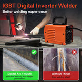 Siasky Mini Welding Machine, Upgraded Welder Machine 110V, Portable Stick Welder MMA-250A, IGBT Inverter Welder with Hot Start, Arc force, Anti-Stick Siasky