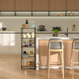 WORKPRO Storage Shelves, 5-Tier Metal Shelving, Garage Wire Rack, 17-3/8"W x 11-1/2"D x 51-1/2"H, 550 LBS Load Capacity, Standing Food Shelving Unit, Adjustable Shelf for Kitchen Pantry Closet Garage WORKPRO