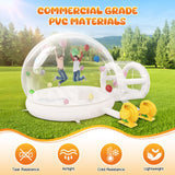 Albott 13FT Inflatabla Bubble Bounce House, Bubble House Inflatable Dome with 750W and 550W Air Blowers for Birthday Parties, Wedding and Gender Revealing Albott