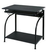 OneSpace Stanton Desk with Pullout Keyboard Tray Computer, Black OneSpace