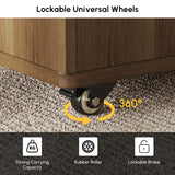 homary Lift-Top Coffee Table with Hidden Storage, 3-in-1 Modern Folding Center Table with 4 Stools, Casters, and Lockable Wheels – Convertible Dining & Office Table for Living Room (Walnut) homary