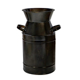 Soyizom 7.5" Tall Galvanized Metal Vase Farmhouse Rustic Decorative Flower Vase Primitive Tin Bucket Country Milk Can Jug for Table Centerpieces, Home Office Cafe Decoration & Wedding Soyizom