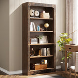 Tribesigns 70-Inch Rustic Brown 5-Tier Bookcase for Home and Office Tribesigns