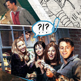 Top Puzzles Friends Scrapbook 1000 Piece Jigsaw Puzzle Game, Assemble characters from the popular TV Series including Joey, Ross, Rachel, Chandler, Phoebe and Monica, gift for ages 10 plus Top Trumps