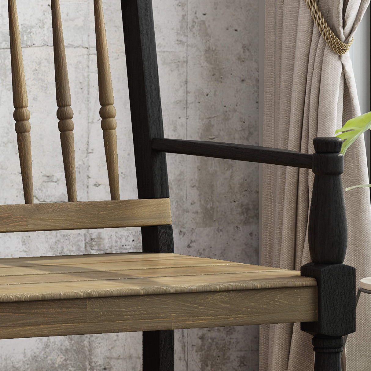 Christopher Knight Home Eddie Indoor Farmhouse Acacia Wood Bench with Shelf, Gray and Black Finish Christopher Knight Home