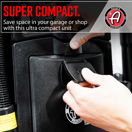 Adam's Polishes Wall Mounted Vacuum - Premium Car Detailing Vacuum for Garage or Shop | Powerful Suction Heavy Duty Detailing Adam's Polishes