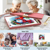 AMORARS Cardinal Diamond Painting Kit for Adults, 5D Snowman Diamond Art Beginners - DIY Full Diamond Dot Gem Art Paintings, Suitable Gifts, and Home Decoration Crafts, 12x12Inch AMORARS