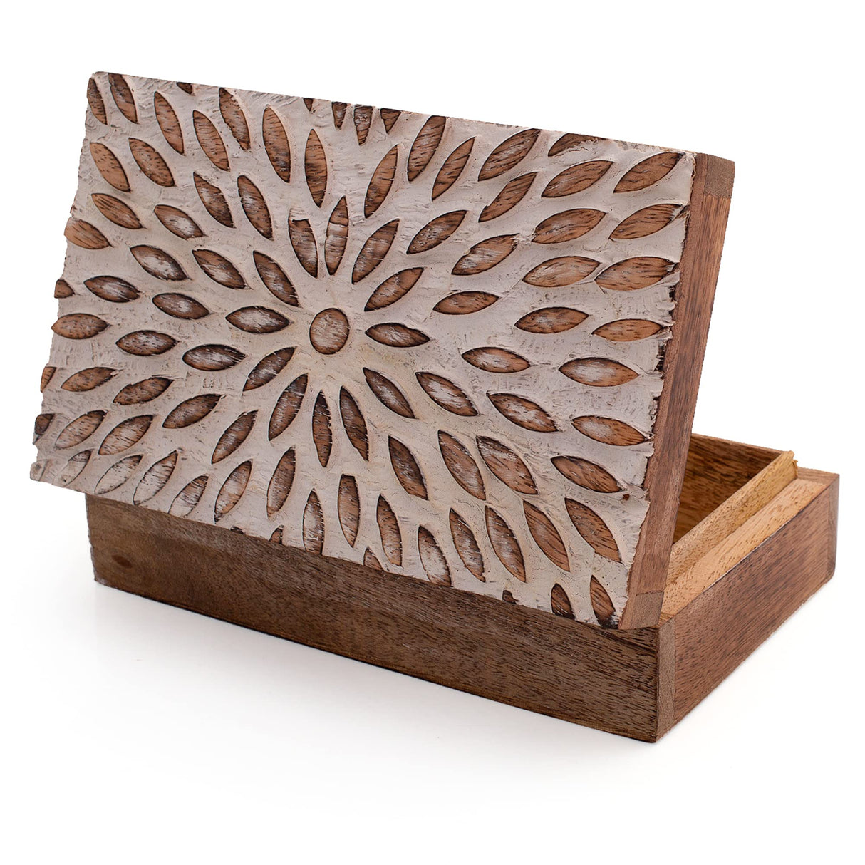 Great Birthday Gift Ideas Handmade Decorative Wooden Jewelry Box Jewelry Organizer Keepsake Box Treasure Chest Trinket Holder Watch Box Storage Box Housewarming Gifts Women The Great Indian Bazaar