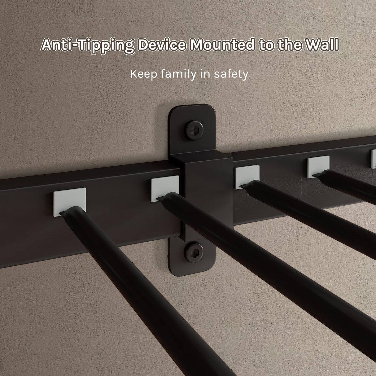 nesture. Bunk Bed Twin Over Twin, Heavy Duty Metal Bunkbeds with Full-Length Guardrail, Space-Saving Steel Bed for Kids & Adults, No Box Spring Required, Black nesture.