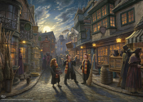 Ceaco - Thomas Kinkade - Harry Potter - Wizarding World - Diagon Alley - 1000 Piece Jigsaw Puzzle Ceaco