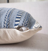 Cethom Boho Throw Pillow Covers 18x18 Inch Set of 2, Farmhouse Decorative Couch Pillow Cases, Navy Blue Accent Pillows of Bed, Sofa Bedroom Living Room Home Decor Cushion Cover Cethom