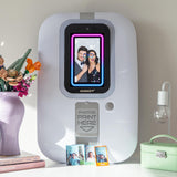 Arcade1Up Touchscreen Photobooth - Personalize Your Selfies with Stickers, Picture Effects, and Cool Filters, Prints 2" x 3" Photos, Instantly Share via QR Code - Perfect for Parties and Weddings ARCADE1UP