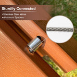 i frmmy Garden Pathway Walkway, PS Wood Outdoor Easy Roll-Out Path, PS Wooden Rollout (8'L x 18" W) i frmmy