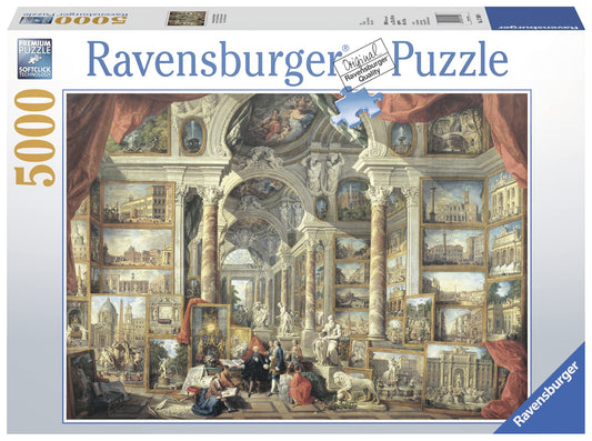 Ravensburger Views of Modern Rome 5000 Piece Jigsaw Puzzle for Adults - Unique Handcrafted Tooling | Premium Durable Blueboard | Frustration-Free Fit | Ideal Gift for Puzzle Enthusiasts